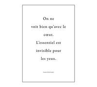 Komar Wall Sticker, Paper, Black/White, Größe: 50 x 70 cm (Breite x Höhe), 1 Teil