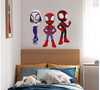 Komar Wall Sticker - Spidey and His Amazing Friends Trio - Size 50 x 70 cm - Marvel Wall Sticker, Children's Room Sticker, Colourful