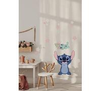Komar Wall Sticker - Disney Lilo and Stitch Lifesize - Size 50 x 70 cm - Wall Sticker for Children's Room, Wall Decoration, Blue, Green, Pink