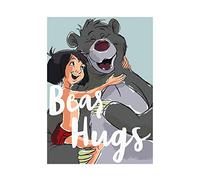 Komar WB013-40 x 50 cm Disney Wall Picture Bear Hug Children's Room Decoration Art Print Size 40 x 50 cm (Width x Height) without Frame
