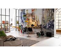 Komar XXL4-008 368 x 248 cm "New York City Manhattan Times Square" Wallpaper Mural - Multi-Colour (Pack of 4)