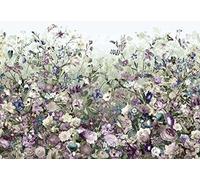 Komar XXL4-035 368 x 248 cm "Botanica Flourishing Botanical Garden" Wallpaper Mural - Purple (Pack of 4)