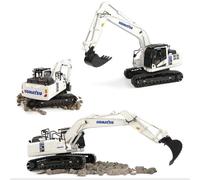 Komatsu PC210LC-11 White Edition Excavator 1:50 Model 8158