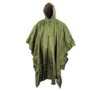 Kombat Army Waterproof Military Combat Hooded Basha Poncho Green US & British Army Style