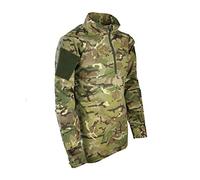 Kombat Kids Boys Army UBACS Long Sleeve Combat T-Shirt Shirt Zip Top BTP Camo (Age 7-8 Yrs)