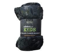 Kombat Kids Super Soft Snuggly Fleece Blanket BTP Black