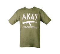 Kombat Mens Military Printed Army Combat Ak-47 T-Shirt Ak47 - Large