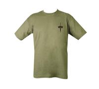 Kombat Mens Military Printed Army Combat Royal Marine para Marines Parachute Regiment SAS British US Army T-Shirt Tshirt (Large = Chest 103-111cm or 41.5 inch)