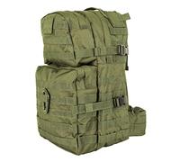 Kombat Molle Assault Unisex Outdoor Camping Backpack available in Green - 40 Litres