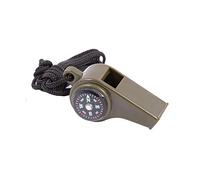 Kombat Tactical Army 3 in 1 Whistle Compass Thermometer Emergency Survival Camping Hiking