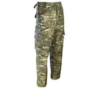 Kombat Tactical Kombat Trouser BTP Ankle And Internal Waist Drawstrings Multicam British Army Style (34 Inch Waist)