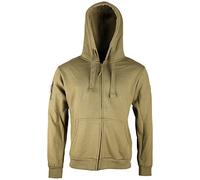 Kombat Tactical Mens Spec Ops Fleece Hoodie Hoody Coyote And Deluxe Heavy Weight Material Military Special Forces (Large = Chest 42-44 inch)