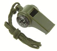 Kombat UK 3 in 1 Whistle with compass & thermometer