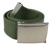 Kombat UK Army Style Clasp Belt, Olive Green, 117 cm