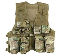 Kombat UK Kids Assault Btp Vest - British Terrain Pattern, One Size