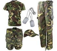 Kombat UK Kids DPM Camouflage Explorer Army Kit - Camo, 7-8 Years