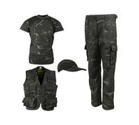 Kombat UK Kids Explorer Army Kit - BTP Black, 3-4 Years