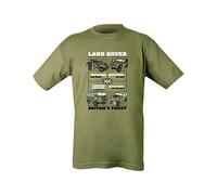 Kombat UK Land Rovers T-Shirt - Olive Green (Large)