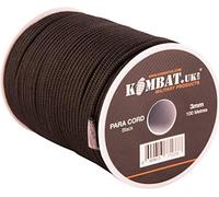 Kombat UK Lightweight Unisex Outdoor Paracord Reel available in Black - 100 Metre