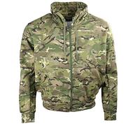 Kombat UK Men Camo Hoodie - Full Zip - BTP (British Terrain Pattern), XXL