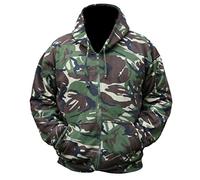 Kombat UK Men Camo Hoodie - Full Zip - DPM Camo, Medium