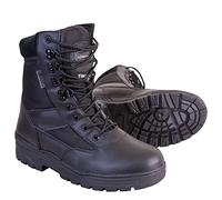 Kombat UK Men's Half Leather / Half Nylon Patrol Boots 4, Black, Size 4