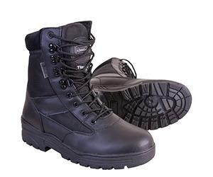 Kombat UK Men's Half Leather / Half Nylon Patrol Boots, Black,11 UK(45 EU)