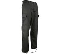 Kombat UK Men's M65 BDU Ripstop Trouser - Black, Size 38