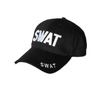 Mens Mlitary Combat Black SWAT FBI Security Army Baseball Cap Hat Sun Visor New (SWAT)