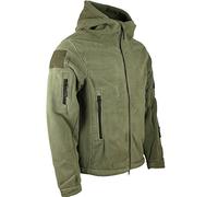 Kombat UK Men's Recon Tactical Fleece Hoodie - Olive Green, Small