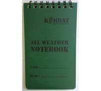 Kombat UK Mini Waterproof Notepad - Olive Green by Kombat UK