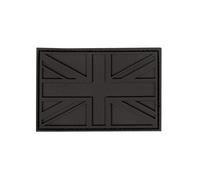 Kombat UK Union Jack Patch (PVC, Black)