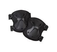 KombatUK Spec-Ops Armour Knee Pads (Black). Hard X-Shell. Elasticated Straps with Velcro.