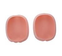 KOMBIUDA 1 Pair Headphone Protective Cover Silicone Earbud Sleeve Compatible with Airpods Max Lightweight and Durable Case for Earphones Premium Quality Protector Light Pink