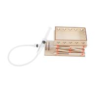 KOMBIUDA 1 Set DIY Hydraulic Lift Stand Science Kit for Wooden Lab Jack Machine Educational Experiment to Learn Hydraulics Fine Motor Skills Stem Creativity Boosting Activity