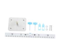 KOMBIUDA 1 Set Experimental Lever Ruler with Magnetic Base Portable Physics Classroom Kit for Learning Mechanics Sturdy Design for Easy Use and Understanding of Balance Principles