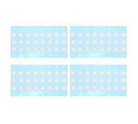 KOMBIUDA 100pcs Autoclavable Vent Discs EPTFE Breathable Filter Stickers Self Adhesive Filter Patch for Mushroom Growing Jars Tissue Culture Lab Lid 2x2x0.1cm