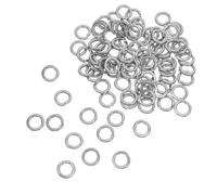 KOMBIUDA 100pcs M10 304 Stainless Steel Spring Split Lock Washers Set, External Tooth Anti-loose Fastener Locking Washers for Industrial Machine Screws and Bolts