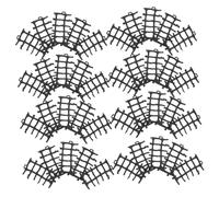 KOMBIUDA 100Pcs Miniature Fence Realistic Corral Fencing Accessories for DIY Farm Animal Scenes Barn Paddock Playset for Birthday