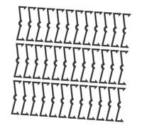 KOMBIUDA 100pcs Plastic Pegboard Hook Clips Fastening Retainers for Secure Peg Hooks Easy Installation Garage and Outdoor Hanging Organizer Accessories