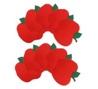 KOMBIUDA 100pcs Red Apple Shaped Napkins Disposable Paper Tissue for Back to School Events Kindergarten Decor Classroom Celebrations Ample Supply for Parties and Gatherings