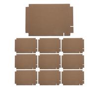 KOMBIUDA 100Pcs Reptile Terrarium Liner 12.2x8.3 Bearded Dragon Tank Corrugated Cardboard Liners for Snakes Lizards Gecko Habitat Box, Easy to Cut and Replace