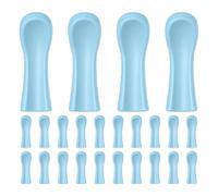 KOMBIUDA 100pcs Silicone Ear Spoon Tips Replacement for Earwax Cleaner Accessories Soft Tear-Resistant Covers for Precise and Gentle Ear Care Compatible with Cleaning Tools