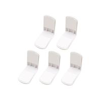 KOMBIUDA 10pc Boy Girl Safety Door Locks Corner Protectors White Easy to Use Adhesive Tape for Cupboard Oven