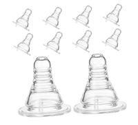KOMBIUDA 10pcs Beer Bottle Nipple Covers for Bibs Bottles Fun Drinking Games Accessories for Newborn Shower Bingo