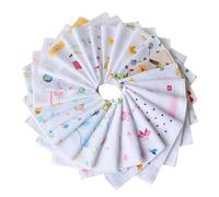 KOMBIUDA 10pcs Cotton Gauze Feeding Towels Soft Muslin Bath Towels for Newborns Little Bum Feeding Nursing As Handkerchief Random Style