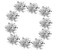 KOMBIUDA 10pcs Decorative Cheer Pom Poms Cheerleading Cheerleader Boys and Girls for Dance Teams