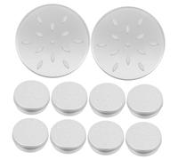 KOMBIUDA 10Pcs Dog Scent Training Holder Aluminum Containers with Threaded Petal for Work Dogs Puppy Nose Training Kit Tool for Canine Scent Detection and Search Exercises