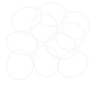 KOMBIUDA 10pcs Eye Glass Repairing Gaskets Anti-Explosion Glasses Setup Accessory Kit for Frameless and Semi-Rimless Eyeglasses Installation and Repair Tools