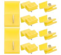 KOMBIUDA 10pcs High Voltage Quick Splice Wire Connectors for Automotive Wiring Plastic Electrical Cable Terminals No-strip Installation for Car Speaker and Network Cable